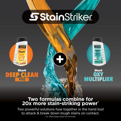 Shark herramienta de cerdas reversible para frotar y levantar manchas