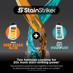Shark herramienta de cerdas reversible para frotar y levantar manchas
