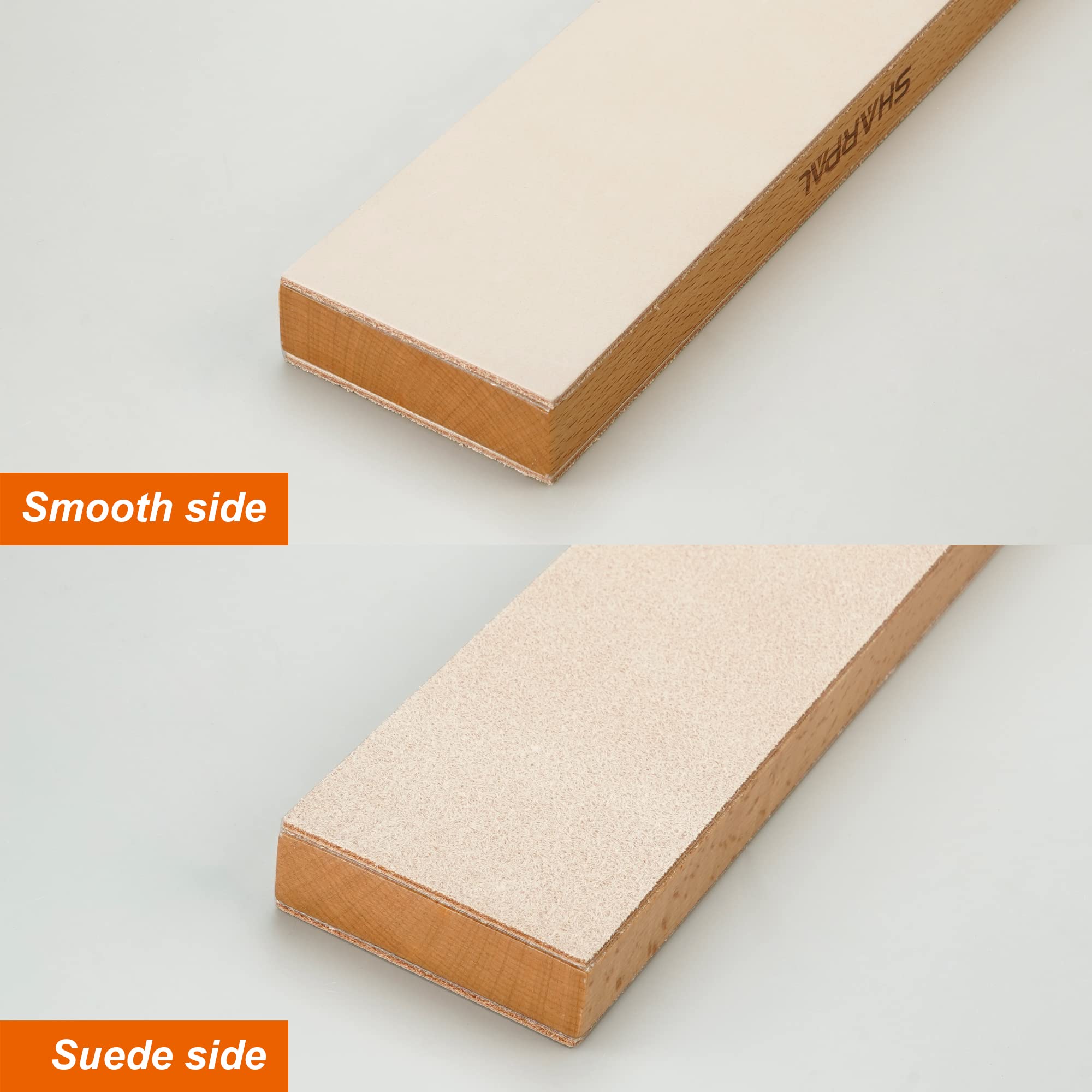 SHARPAL mango de madera ergonómico para agarre cómodo