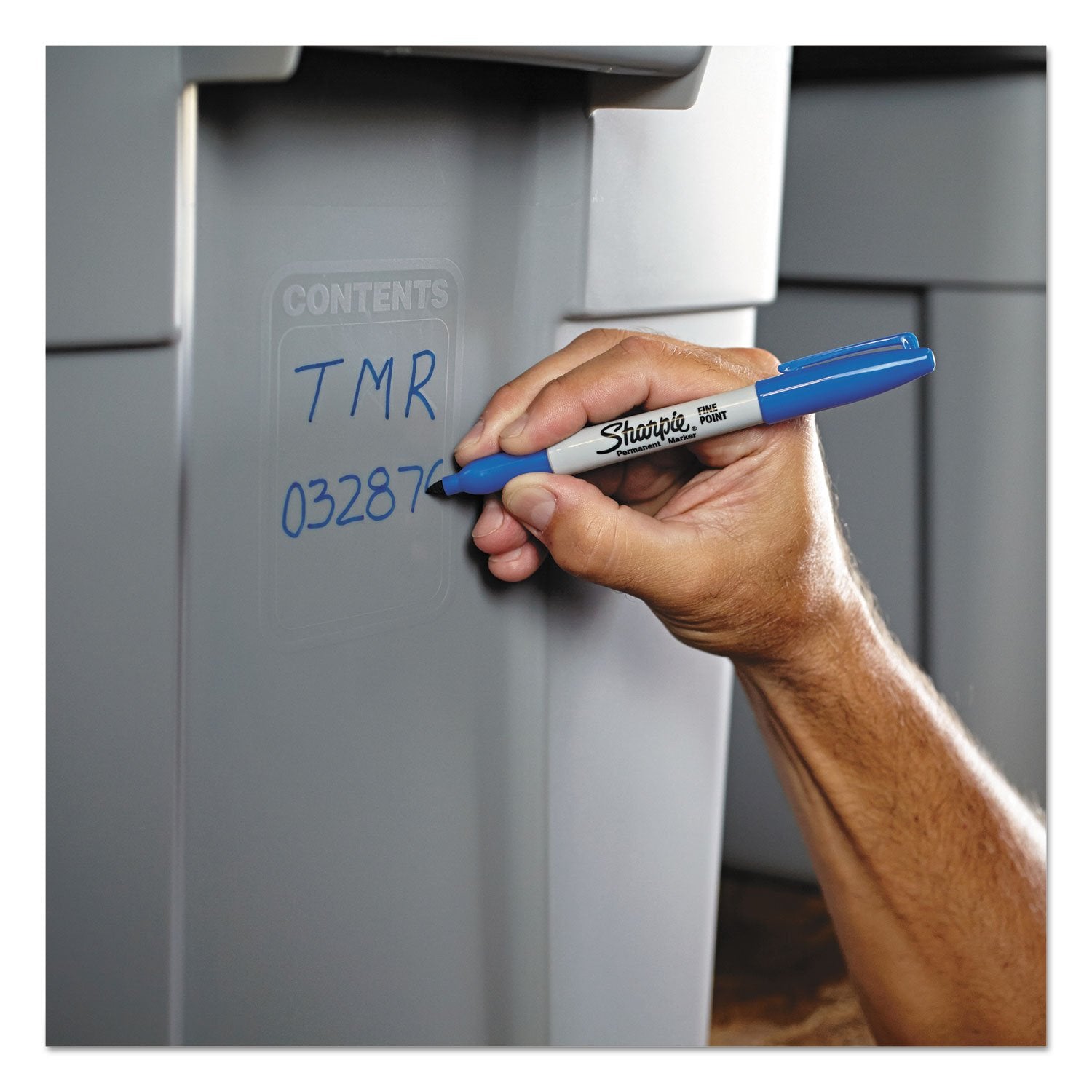 Sharpie fine-tip close-up showing precise point for detailed writing
