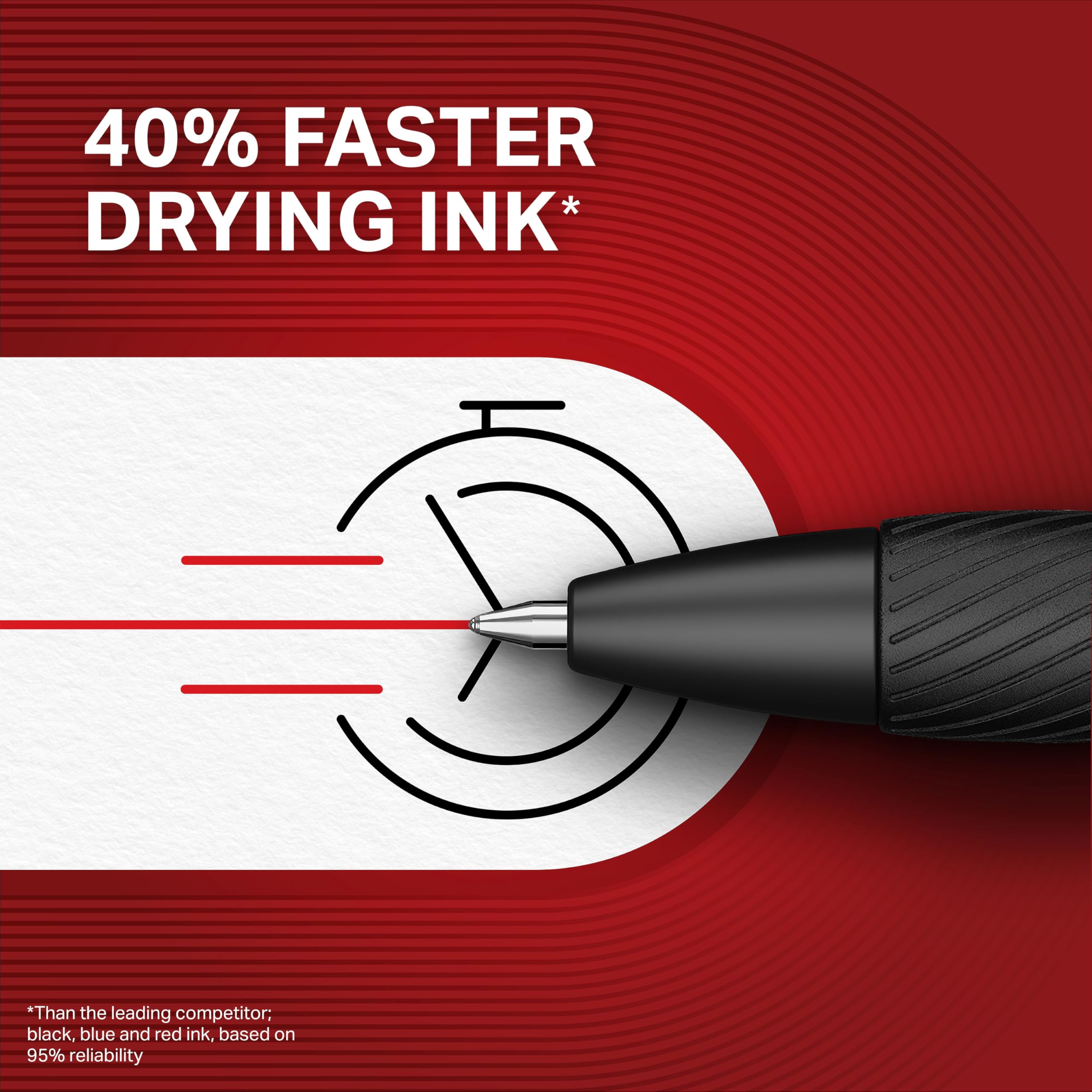 Sharpie trazo de tinta negra intensa para mejor legibilidad
