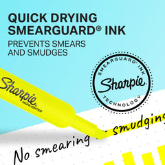 Sharpie detalle de punta cincel para trazos finos y anchos