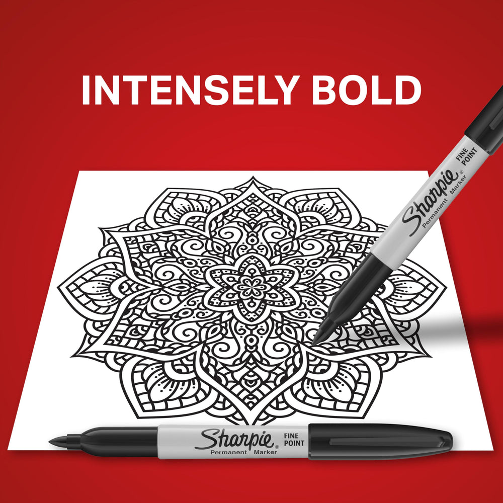 Sharpie writing on plastic container illustrating smudge-resistant benefit