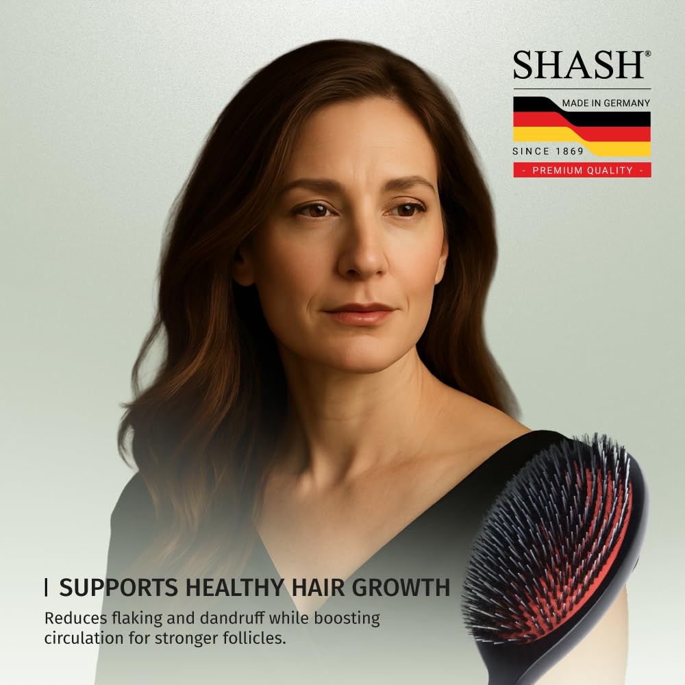 SHASH mango de madera con textura que ofrece agarre cómodo y control