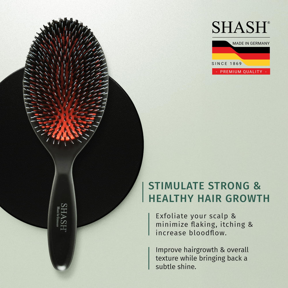 SHASH etiqueta "Hecho en Alemania" que certifica fabricación artesanal