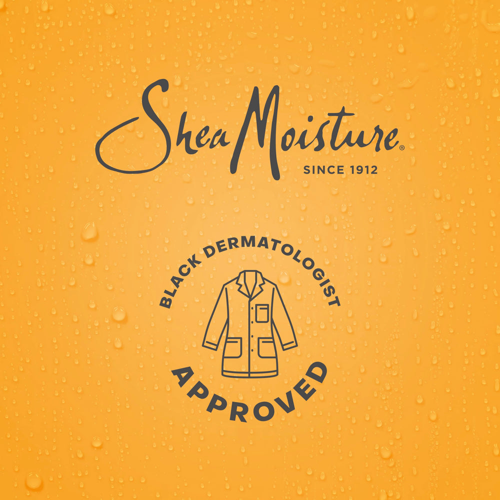 Shea Moisture etiqueta de ingredientes clara destacando origen natural