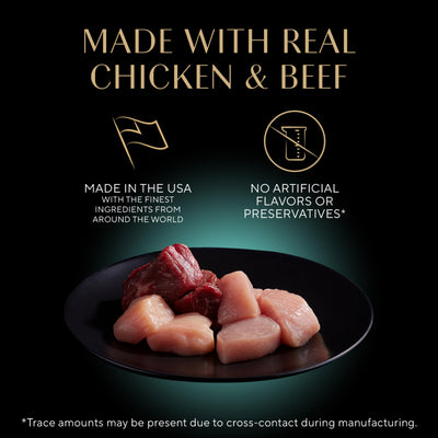Sheba twin pack open revealing fresh single-serve portions and easy serving benefit