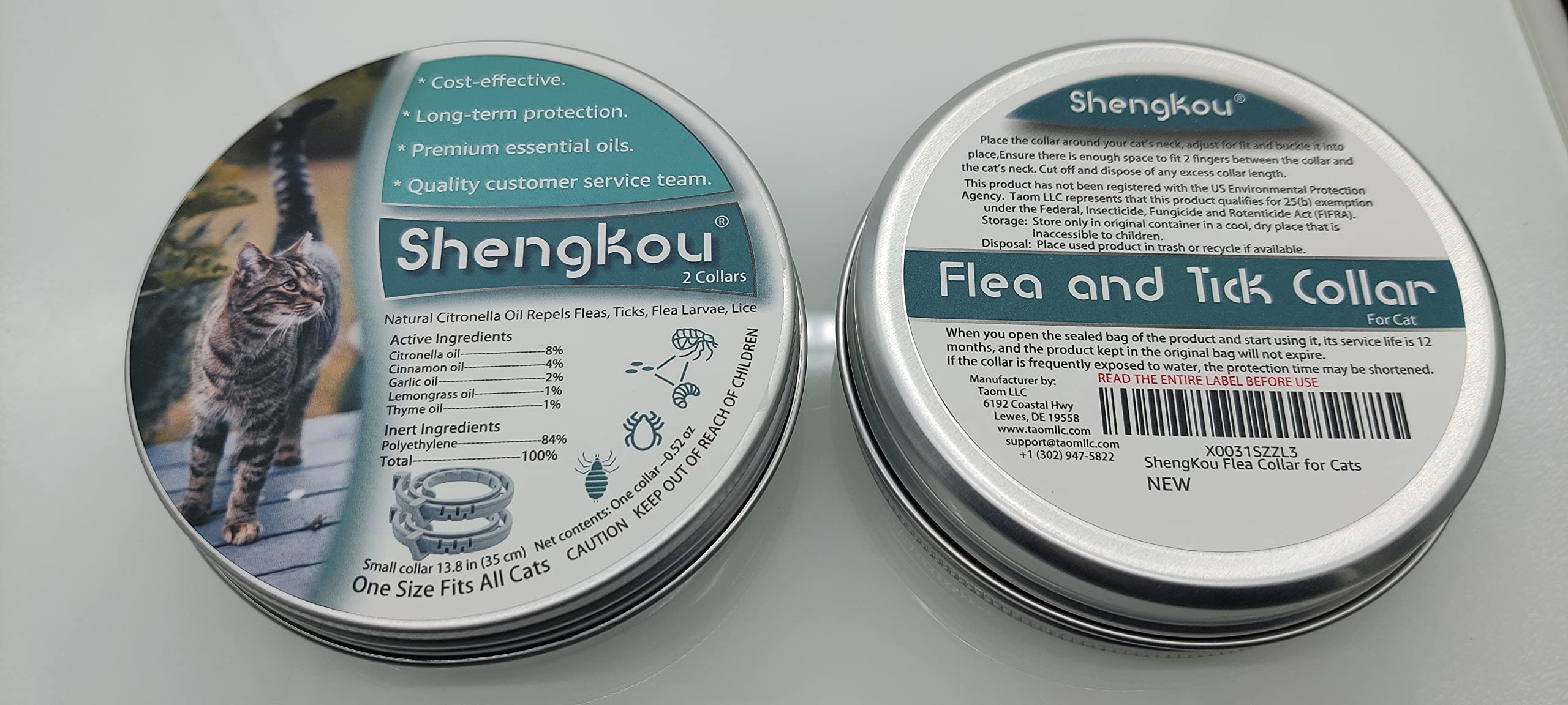 ShengKou pack de 2 unidades presentado junto a accesorios incluidos