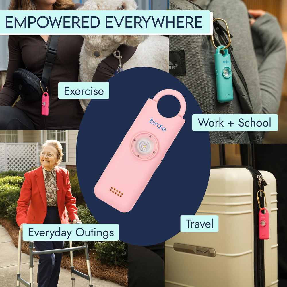 She’s Birdie recharge port detail showing USB charging convenience and reliability