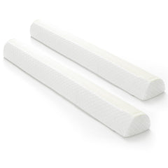 Shinnwa protector frontal en empaque desplegado mostrando longitud y forma, seguridad visible