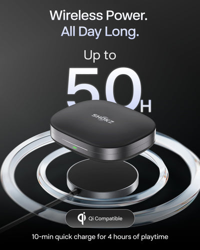 SHOKZ app EQ screen showing customizable presets for personalized sound