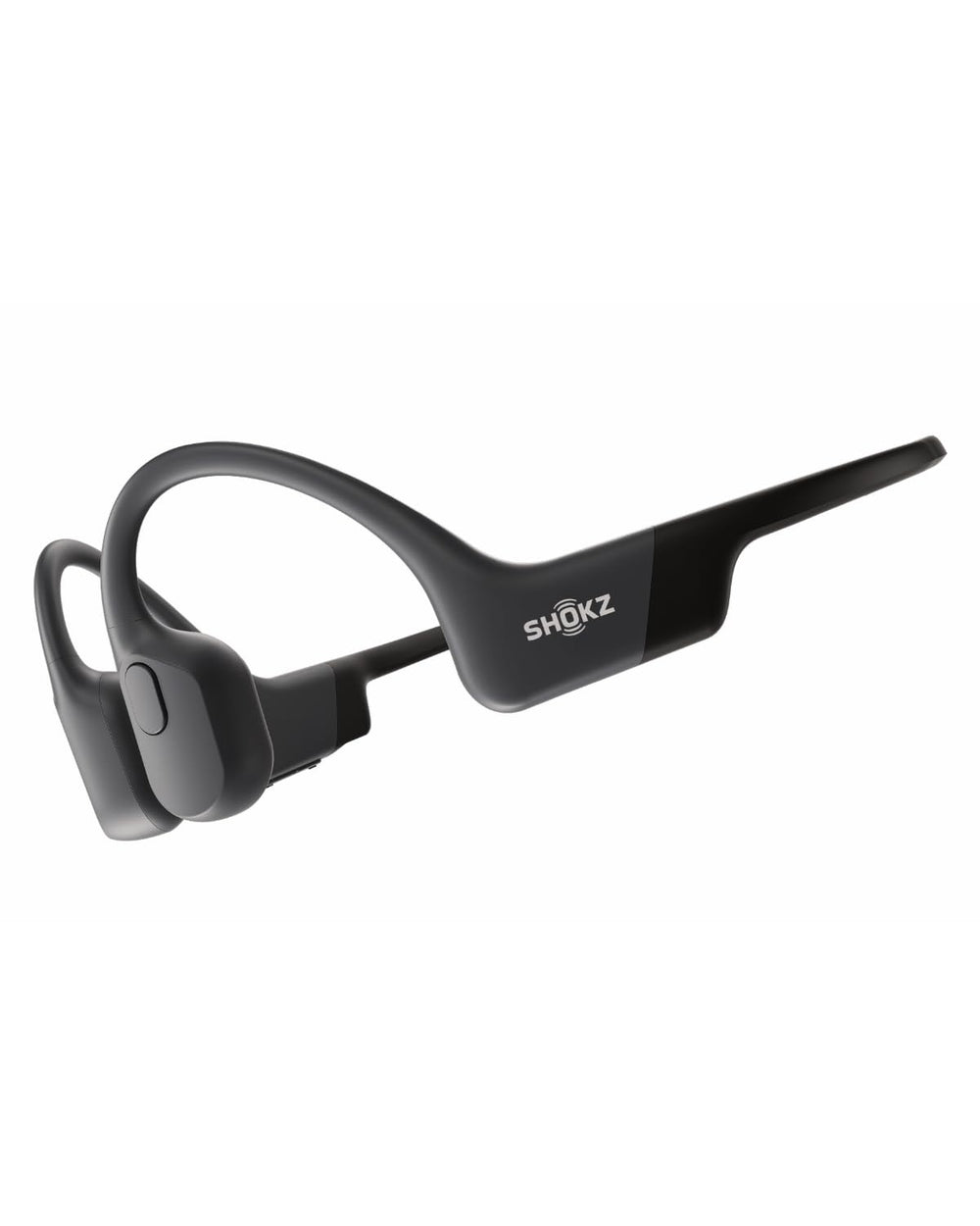 SHOKZ OpenRun vista frontal con diseño abierto y ajuste cómodo