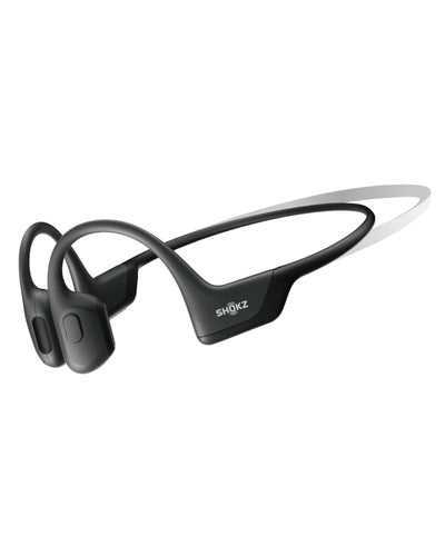SHOKZ OpenRun Pro Mini front view showing open-ear fit and comfort