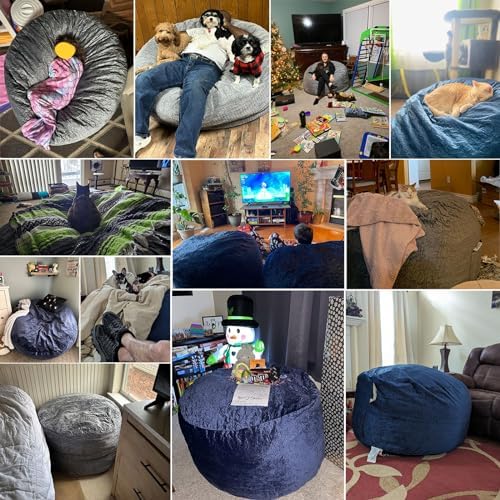 SHOUREN puff en habitación de juegos, asiento cómodo para niños