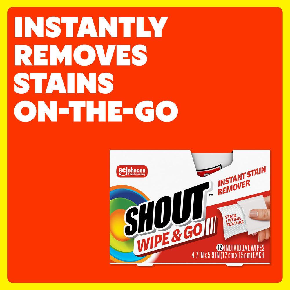 SHOUT primer plano textura doble cara que facilita levantar manchas