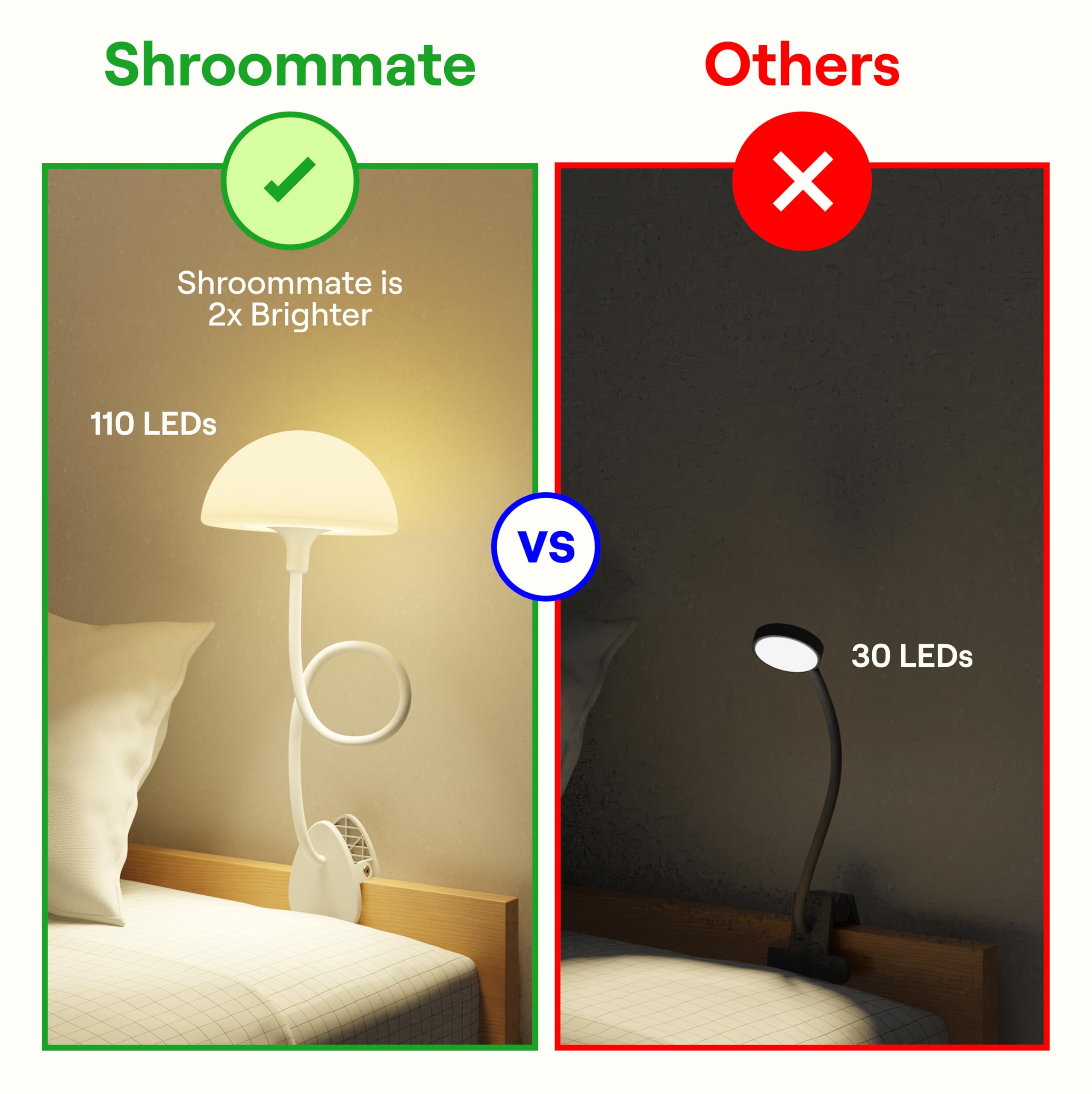 Shroommate junto a un libro para mostrar tamaño y escala práctica