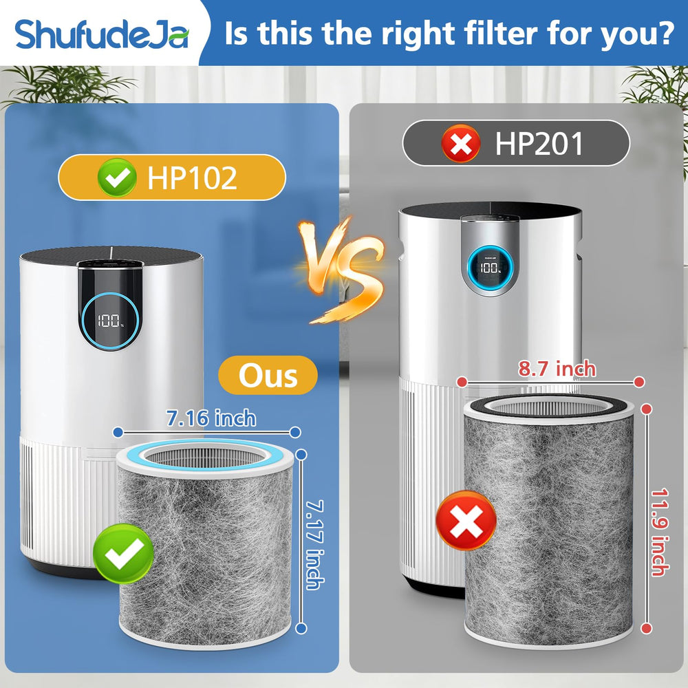 ShufudeJa filtro HP102 primer plano de la textura HEPA para captura de polvo