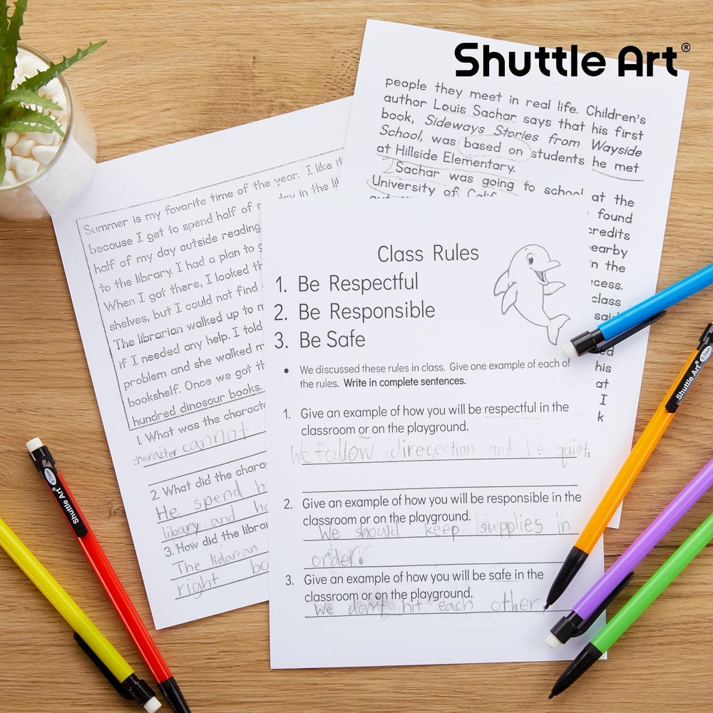 Shuttle Art comparación de tamaño con una regla para escala clara