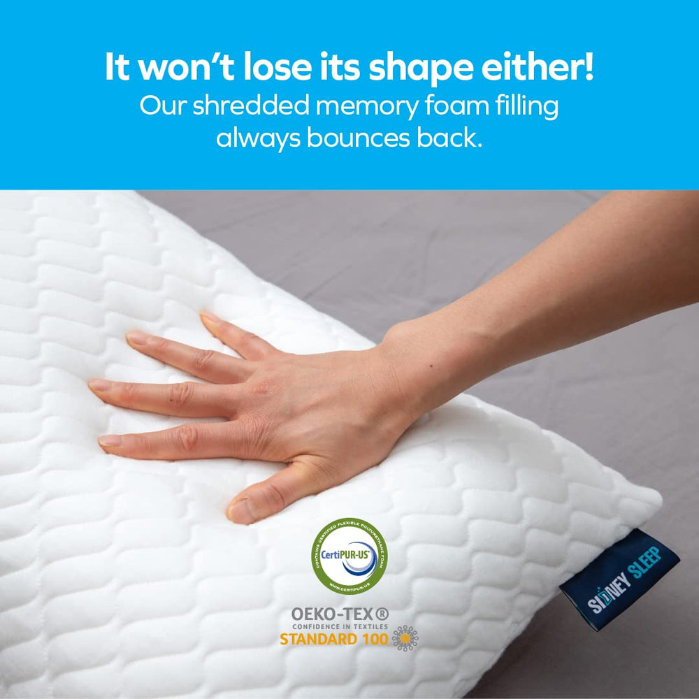 Sidney Sleep freshly washed cover displaying breathable, cool-to-touch fabric