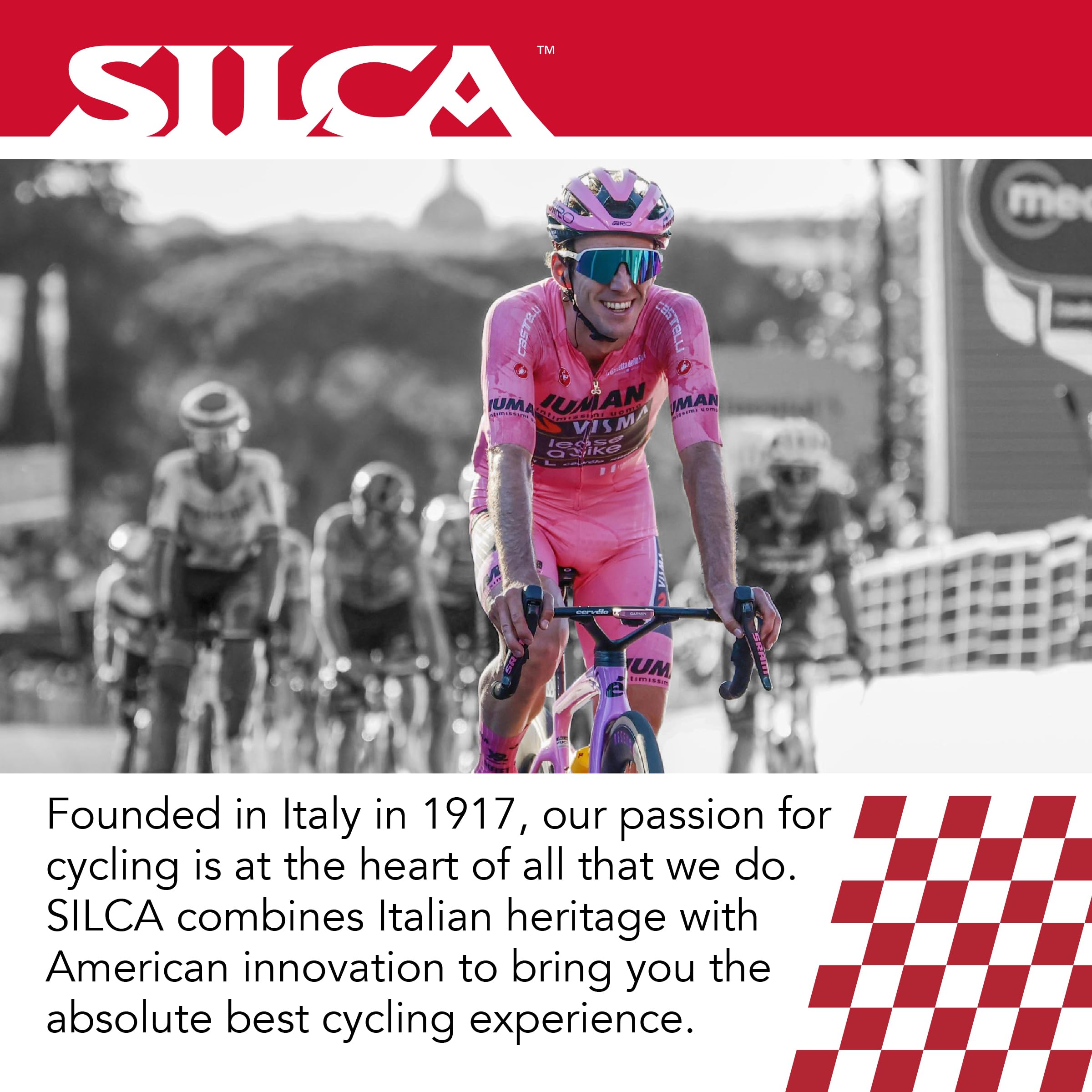 SILCA producto en entorno de ciclismo para trasfondo lifestyle