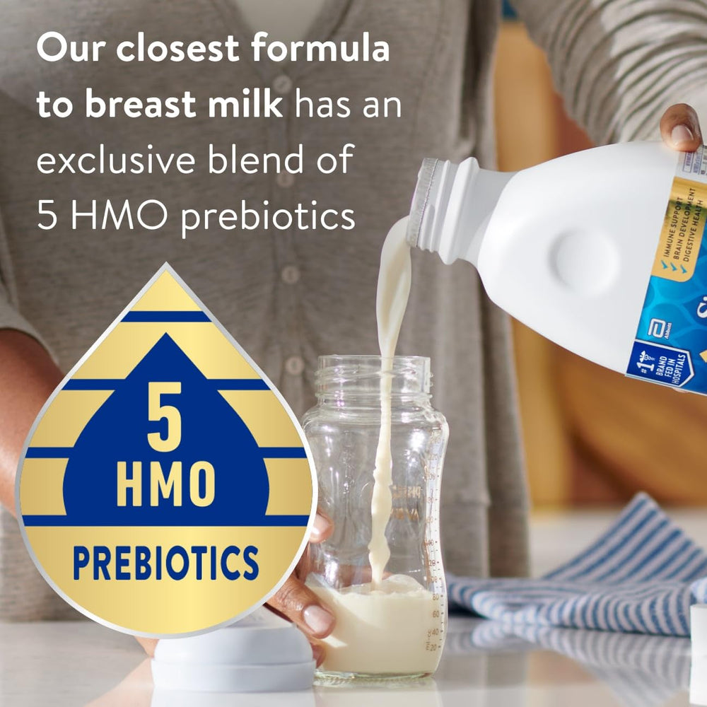 Similac 360 close-up of label highlighting HMOs and nutrient benefits