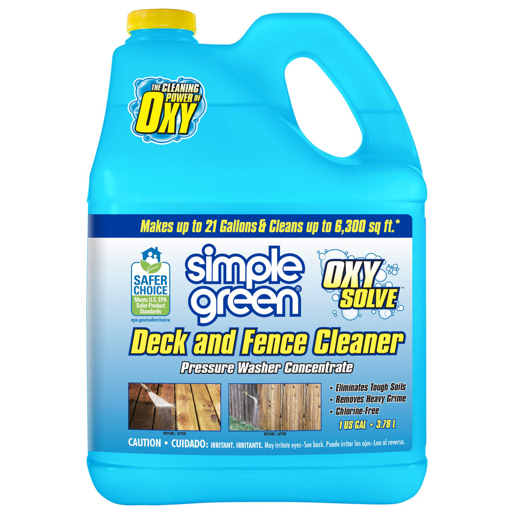 Simple Green front packaging showing cleaner and label, highlights capacity