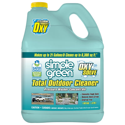 Simple Green Oxy Solve bottle front showing label and concentrate benefit
