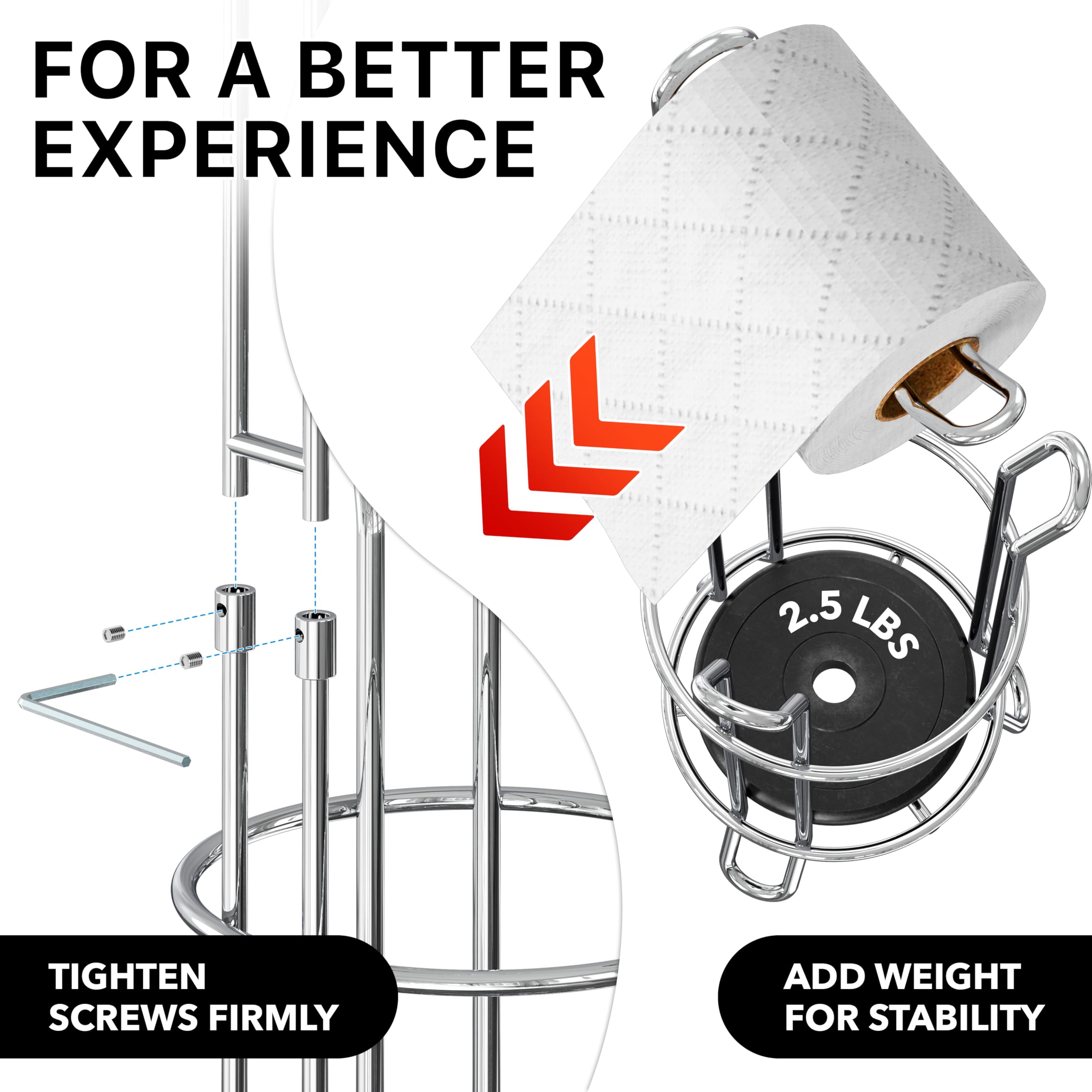 Simple Houseware active spindle detail enabling smooth, controlled dispensing