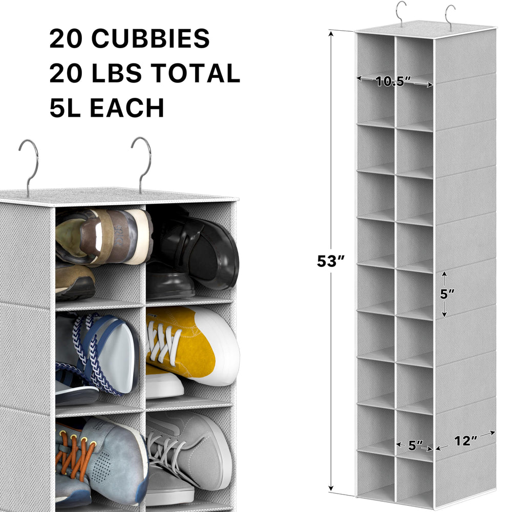 Simple Houseware gancho metálico doble asegura estabilidad del organizador