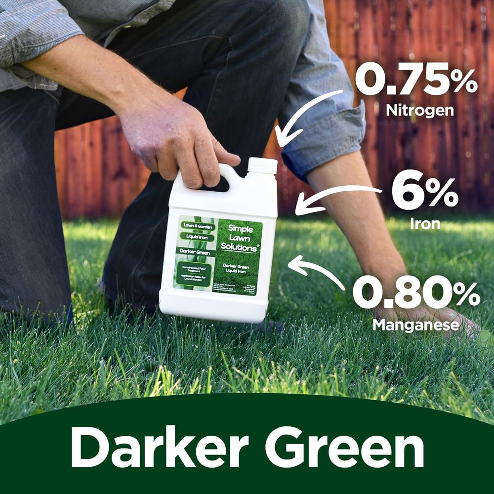 Simple Lawn Solutions botella 32 oz para referencia de tamaño