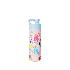 Simple Modern botella Disney Princess frontal mostrando diseño y capacidad