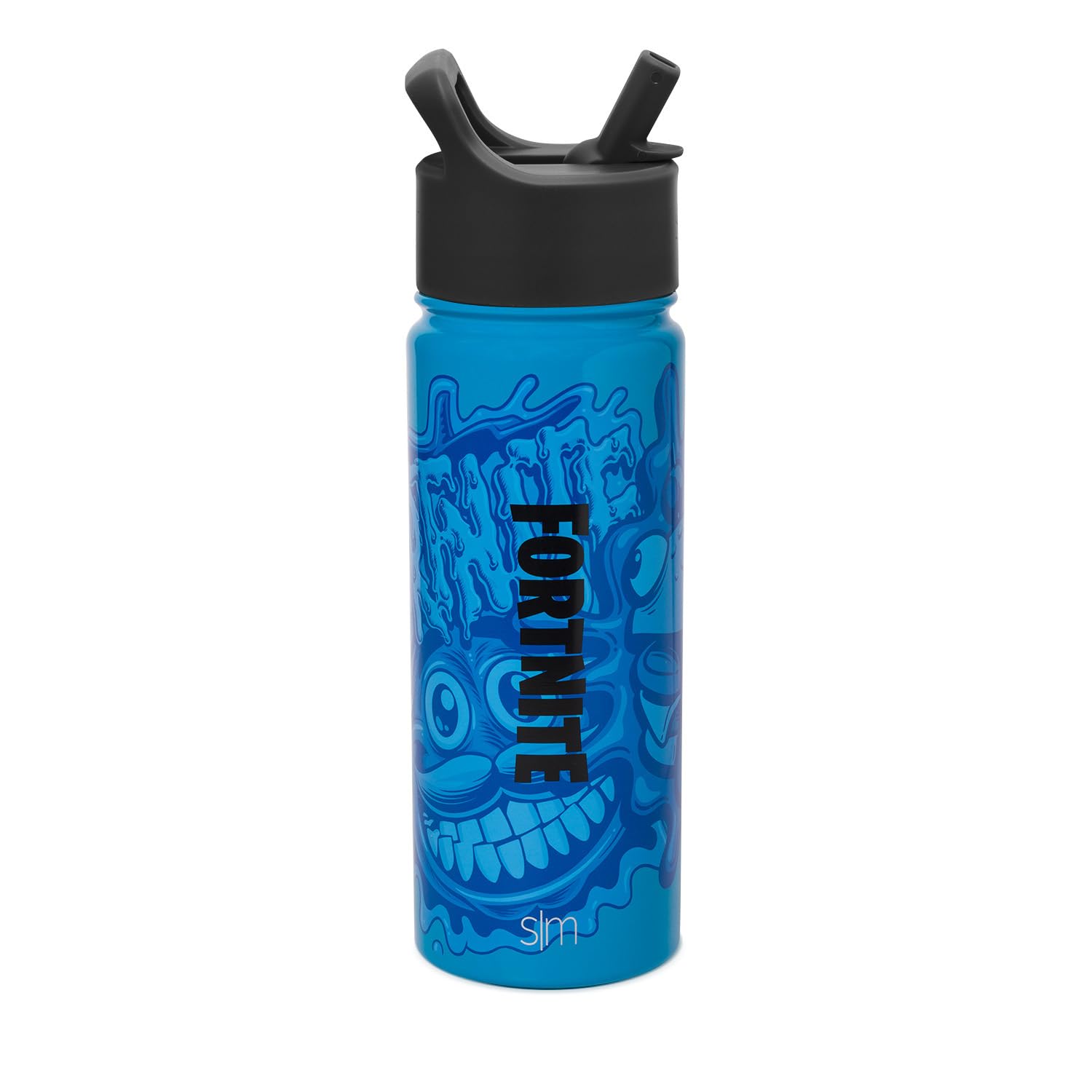 Simple Modern botella Fortnite frontal mostrando diseño y color, ideal para niños
