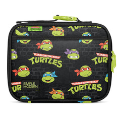 Simple Modern Hadley front view Teenage Mutant Ninja Turtles lunch box showing kid-friendly design and portability
