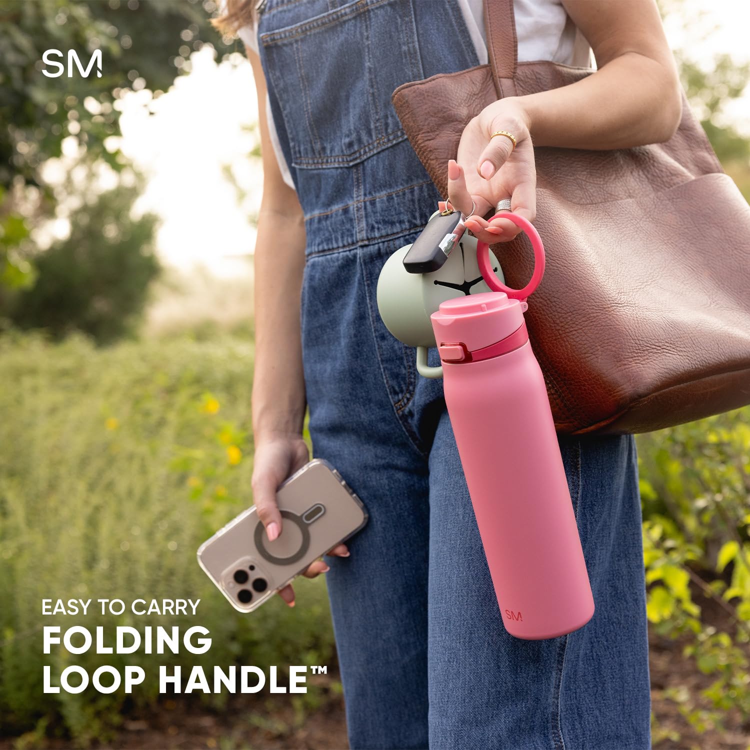 Simple Modern botella en portavasos de coche, ajuste cupholder seguro