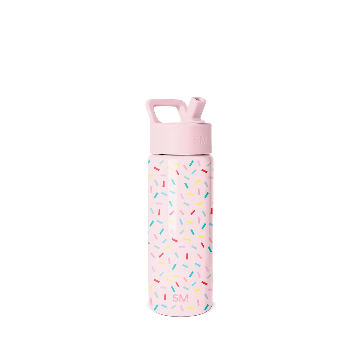 Simple Modern botella Summit Confetti frontal, diseño resistente y colorido