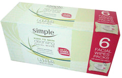 Simple paquete frontal mostrando 6 packs y beneficio limpieza rápida