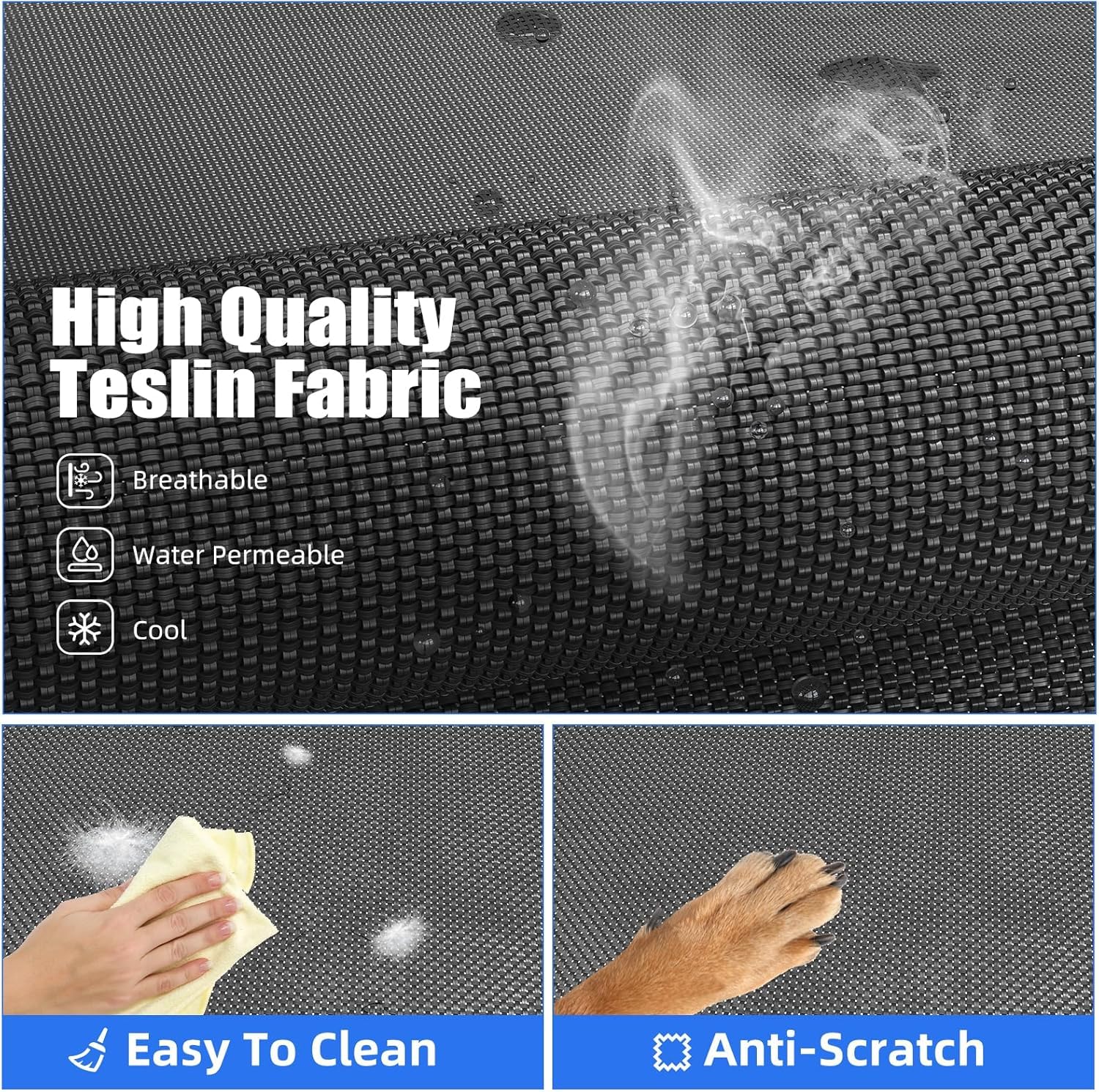 Simple Trending pata antideslizante que estabiliza la cama en superficies duras