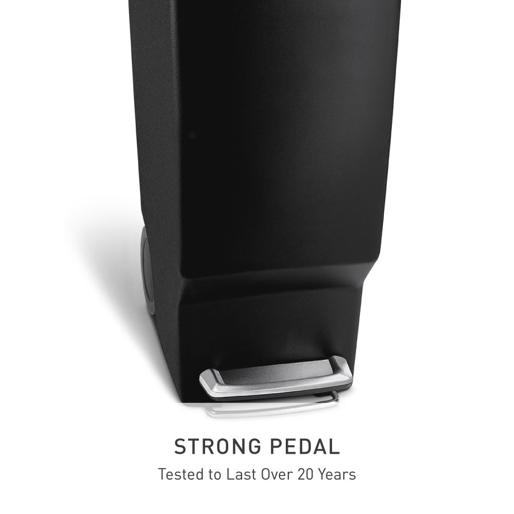 simplehuman detalle del mecanismo lid shox para cierre silencioso