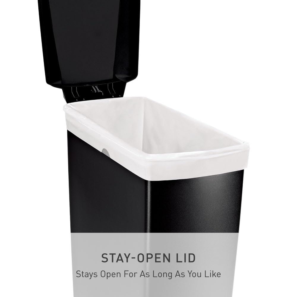 simplehuman cubo con bolsa code K ajustada evitando deslizamientos