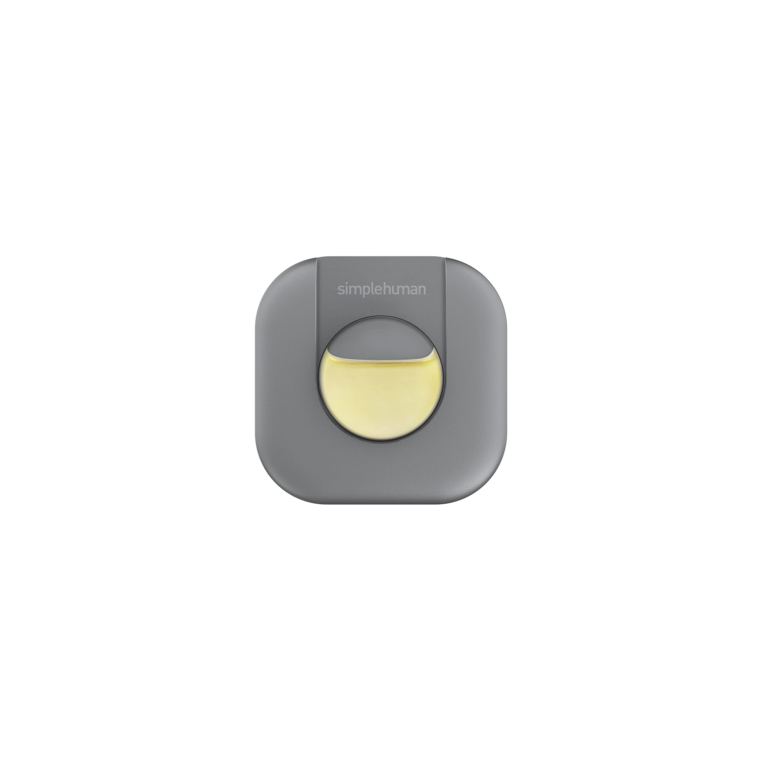 simplehuman cubo con tapa abierta y portacápsulas para neutralizar olores en origen