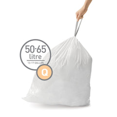 simplehuman costuras dobles soldadas que evitan roturas y fugas