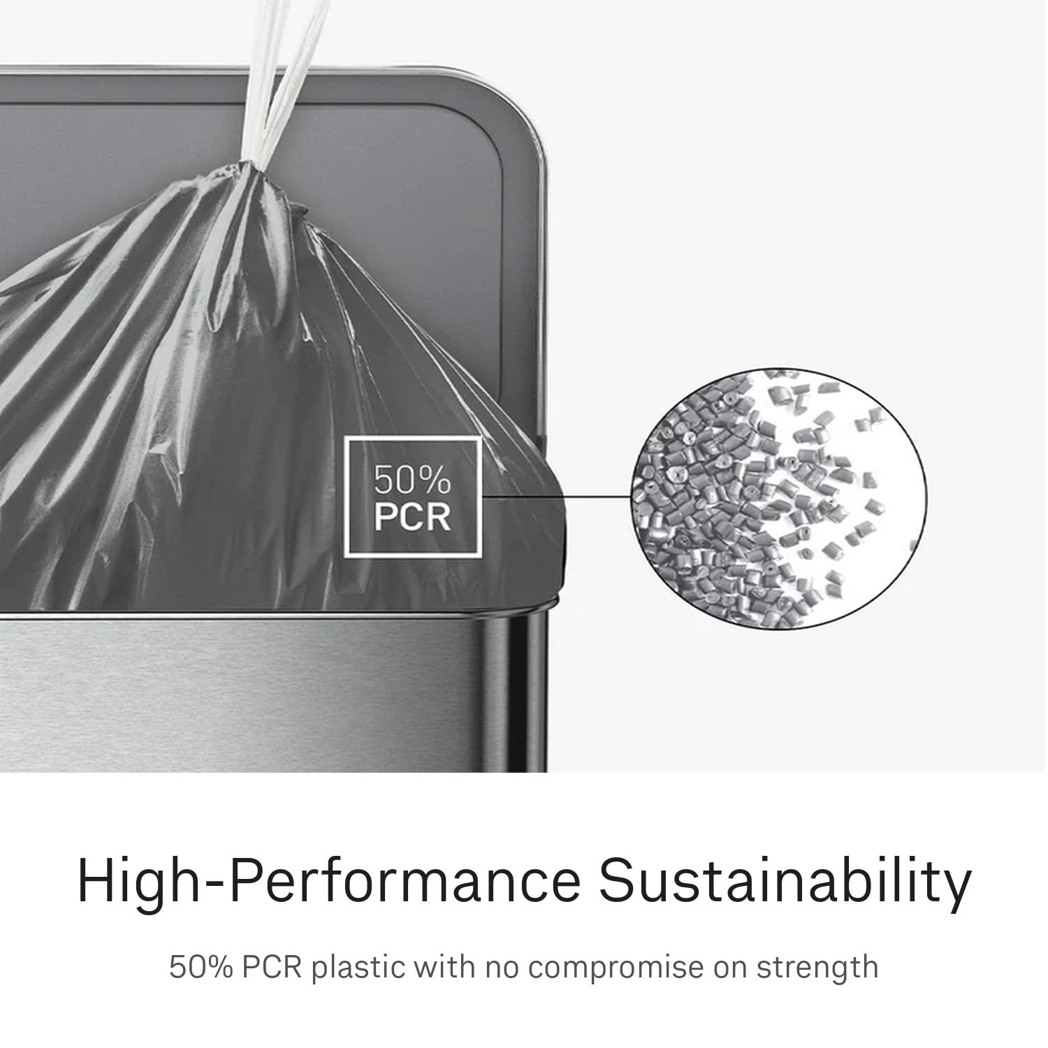 simplehuman pack dispensing one liner for mess-free replacement