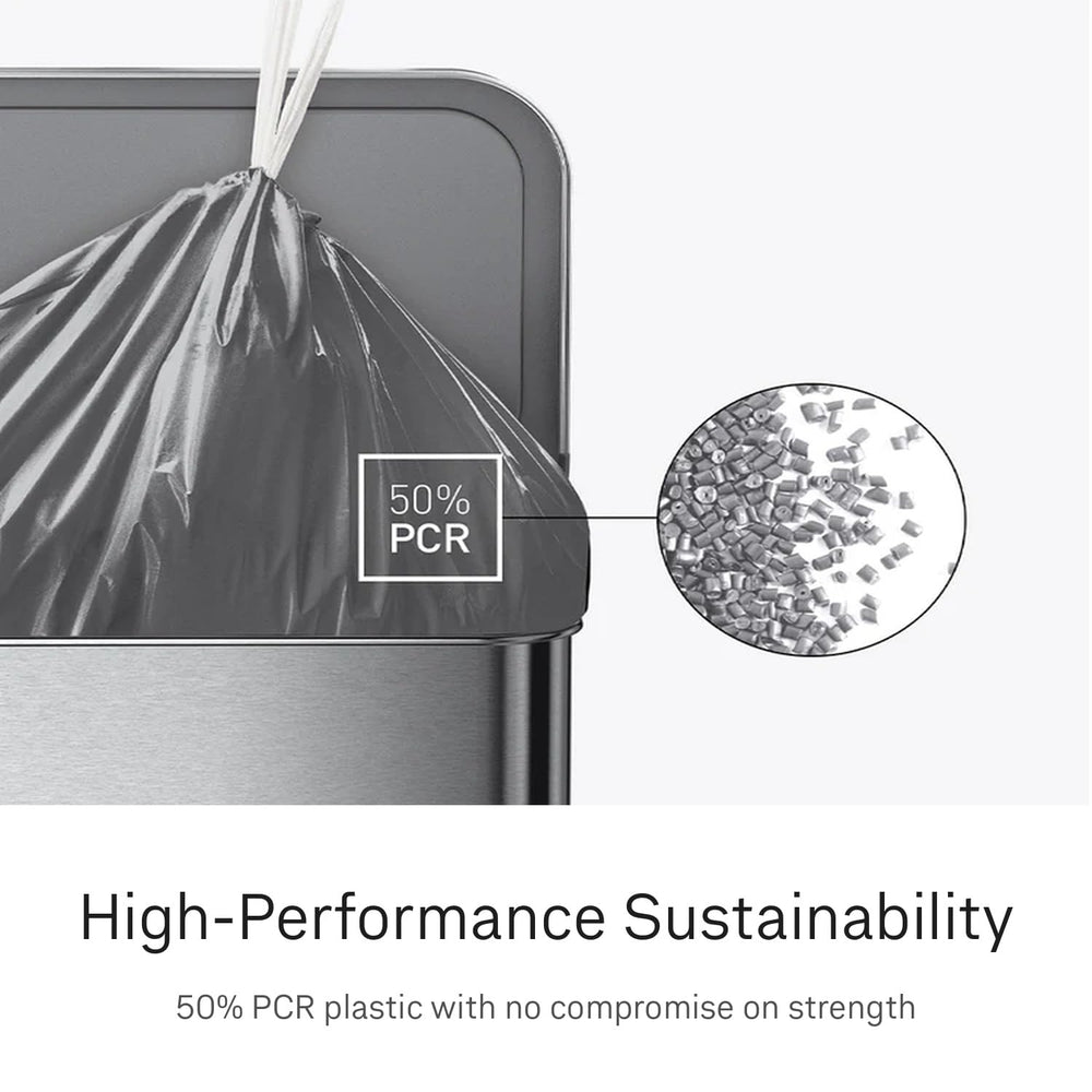 simplehuman pack dispensing one liner for mess-free replacement