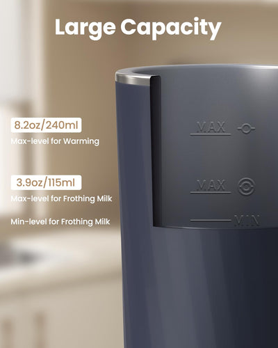 SIMPLETASTE escala comparativa junto a una taza, capacidad clara y práctica