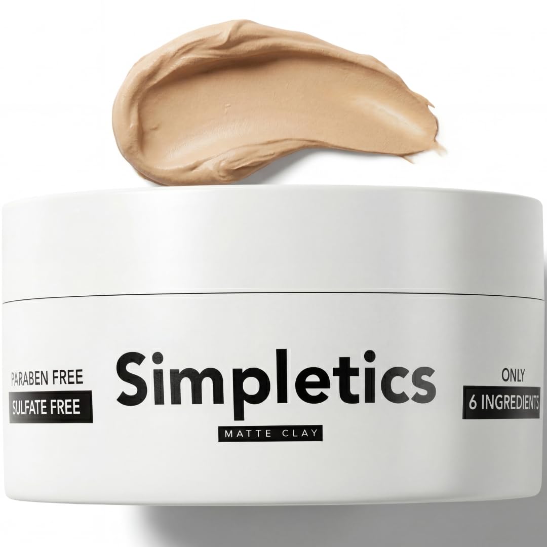 Simpletics envase frontal mostrando diseño y tamaño práctico