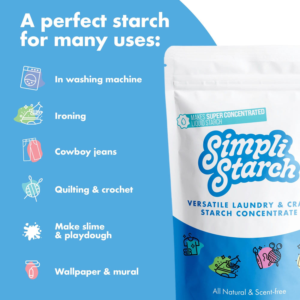 Simpli Starch preparado en envase de 64 oz listo para rociar o usar
