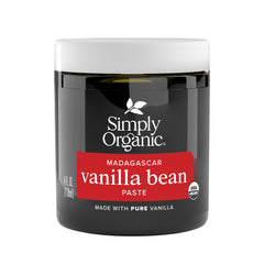 Simply Organic frasco frontal mostrando etiqueta y contenido útil