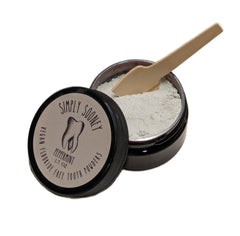Simply Sooney envase frontal mostrando diseño y peso 1.5oz, confianza visual