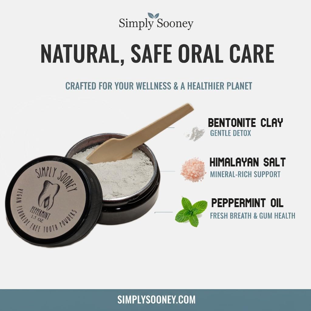 Simply Sooney hojas de menta orgánica mostrando frescura y aroma natural