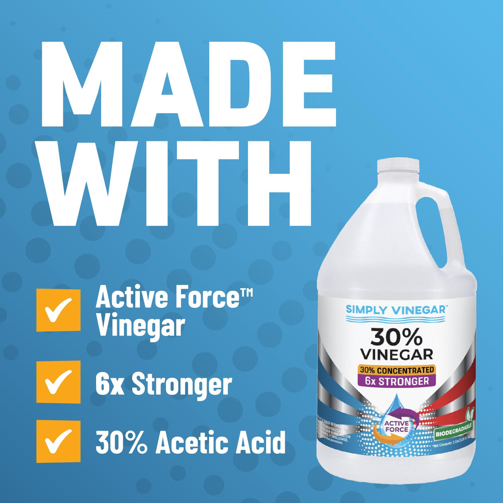 Simply Vinegar aplicando en superficie, limpieza efectiva y biodegradable